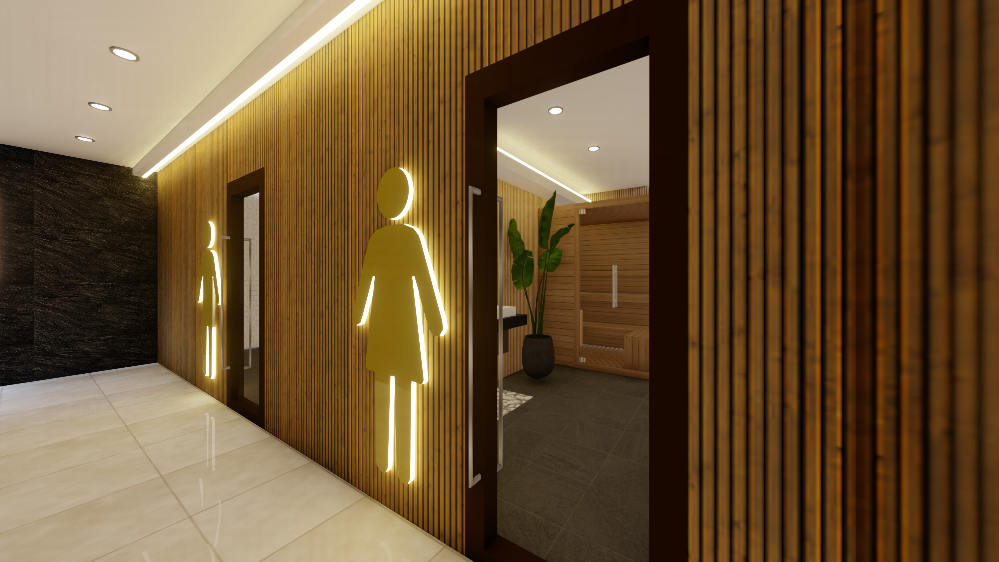 Male & Female Toilets & Lockers